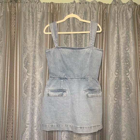 Amanda Uprichard Bethany Skort Romper Destiny Wash - Picture 4 of 6